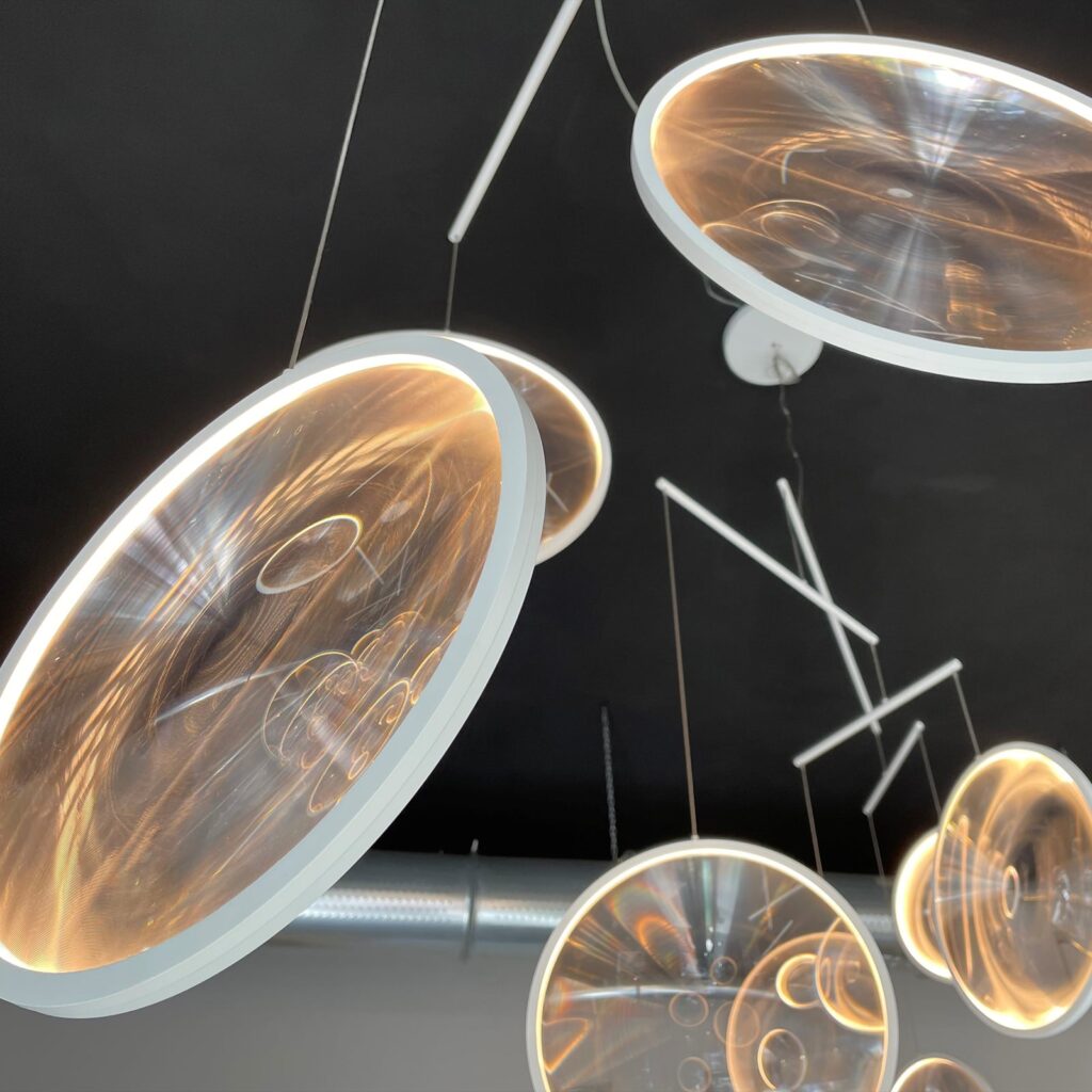 Immagine contenente lampade di design di un progetto o in vendita presso Casa delle lampadine
